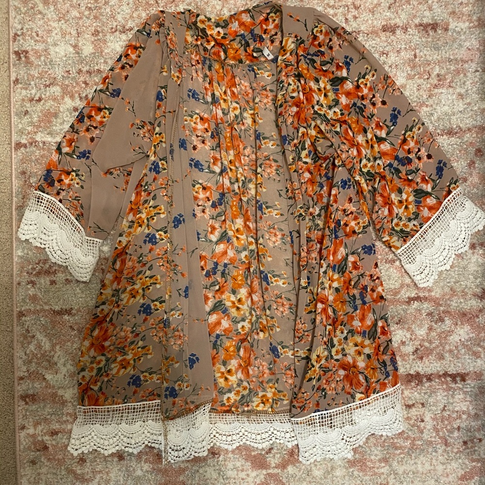 Floral Kimono